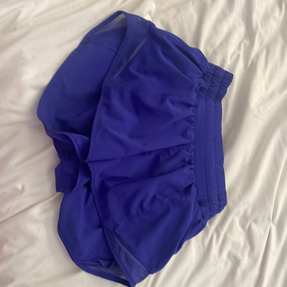 Lululemon purple hotty hot shorts